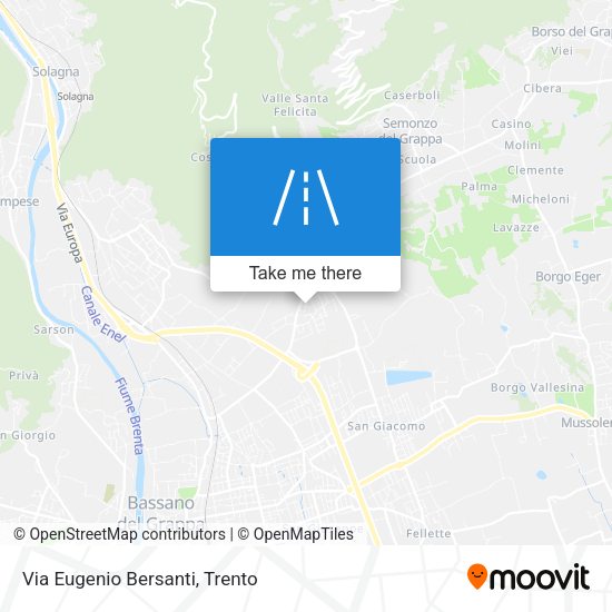 Via Eugenio Bersanti map