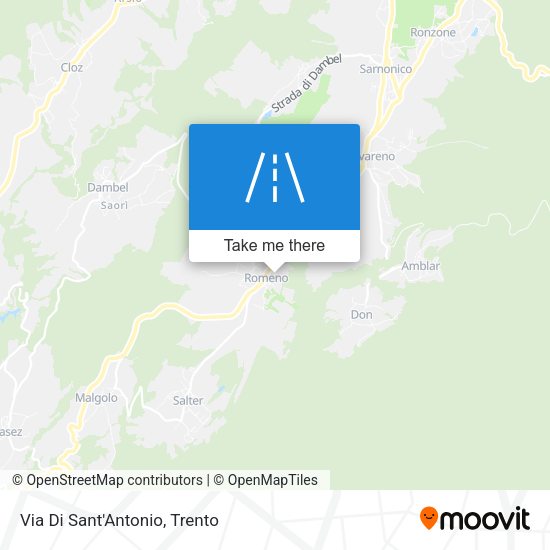 Via Di Sant'Antonio map