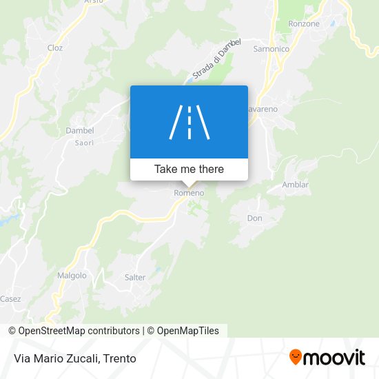 Via Mario Zucali map