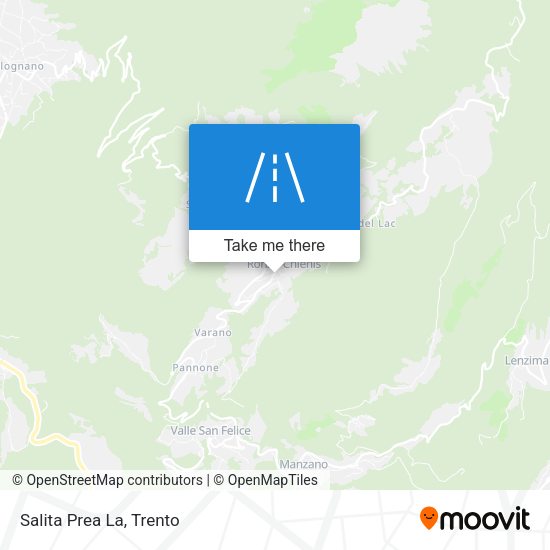 Salita Prea La map