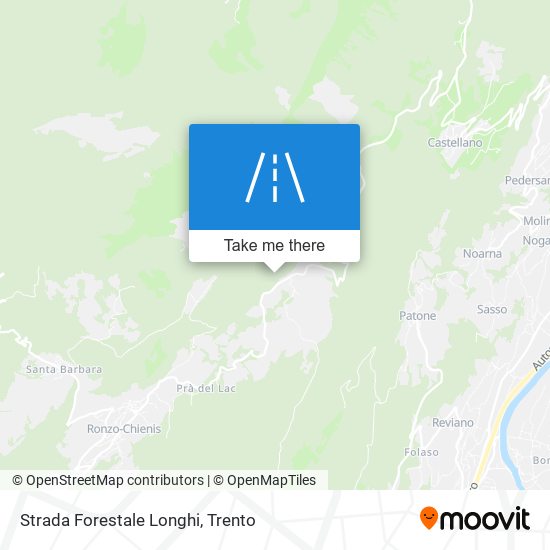 Strada Forestale Longhi map