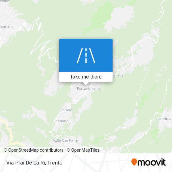 Via Prai De La Ri map