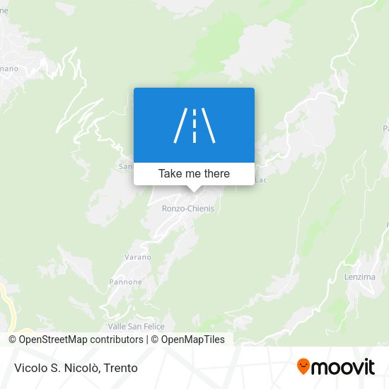 Vicolo S. Nicolò map
