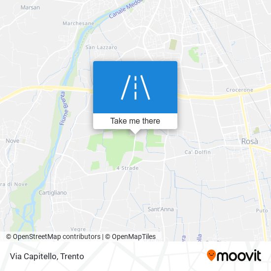Via Capitello map