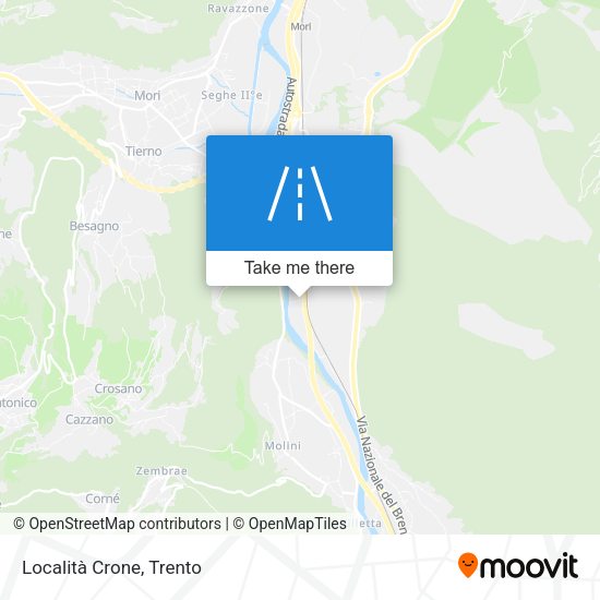 Località Crone map