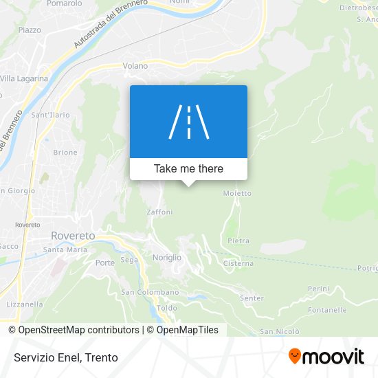 Servizio Enel map