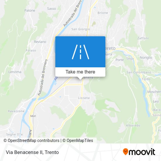Via Benacense II map