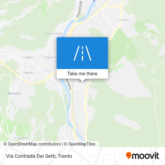 Via Contrada Dei Setti map