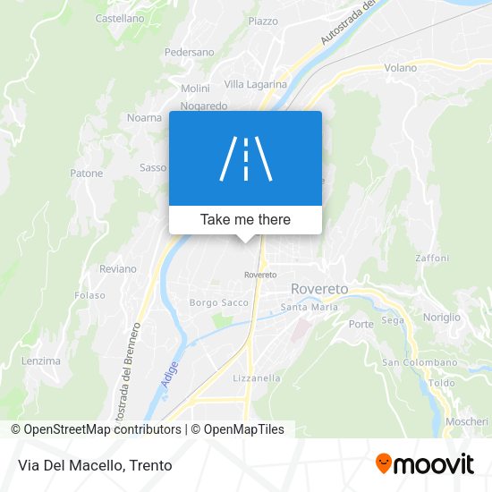 Via Del Macello map