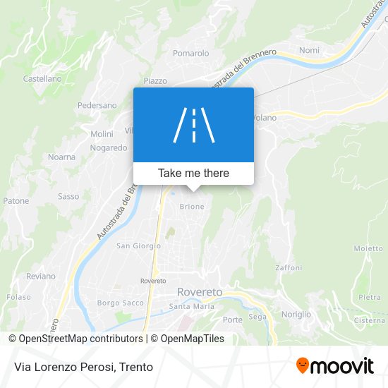 Via Lorenzo Perosi map