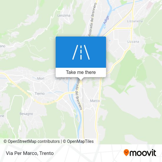 Via Per Marco map
