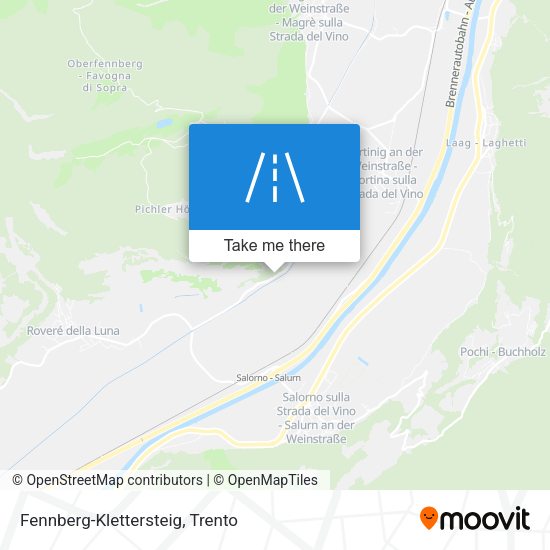 Fennberg-Klettersteig map