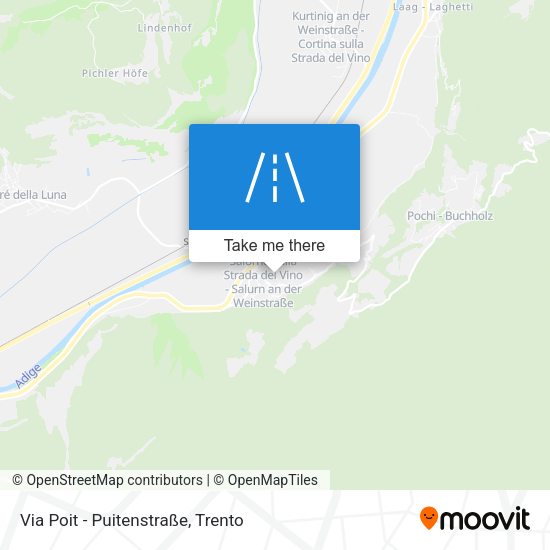 Via Poit - Puitenstraße map