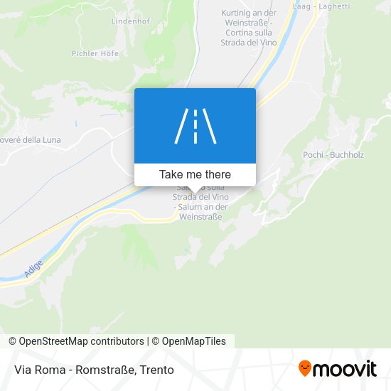 Via Roma - Romstraße map