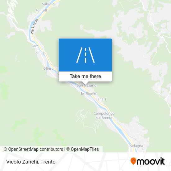 Vicolo Zanchi map
