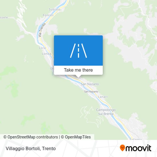 Villaggio Bortoli map