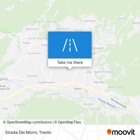 Strada Dei Morni map