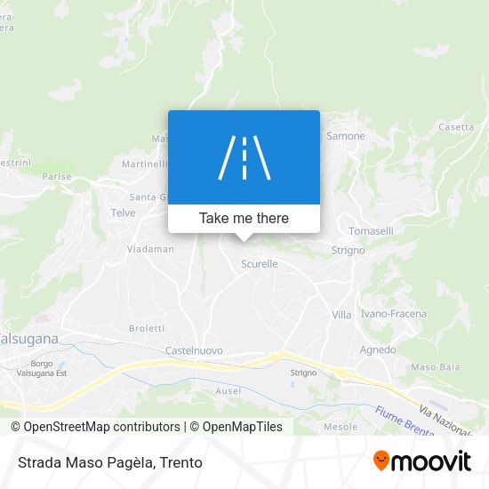 Strada Maso Pagèla map