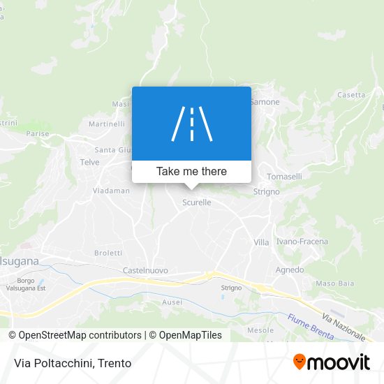 Via Poltacchini map