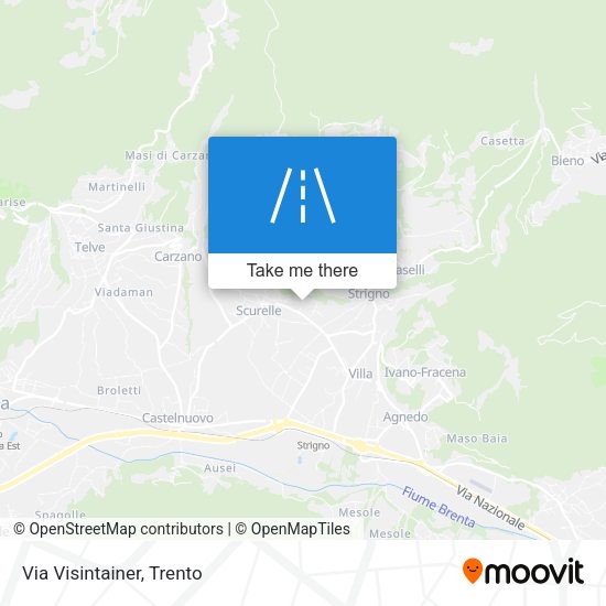 Via Visintainer map