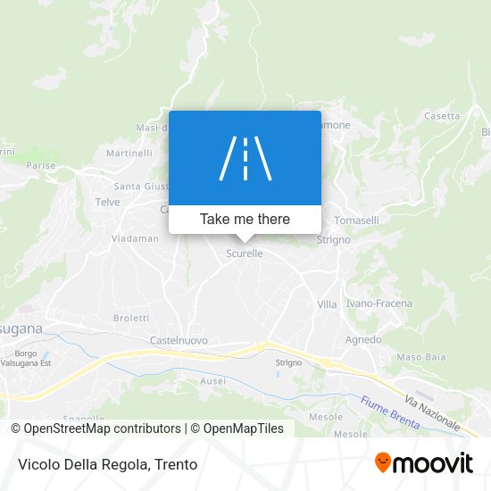 Vicolo Della Regola map
