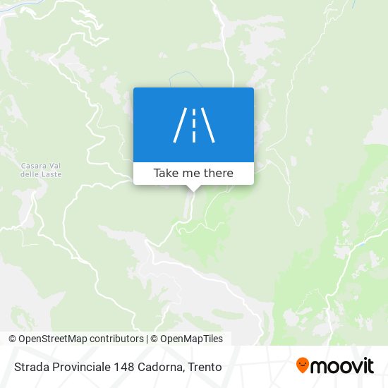 Strada Provinciale 148 Cadorna map