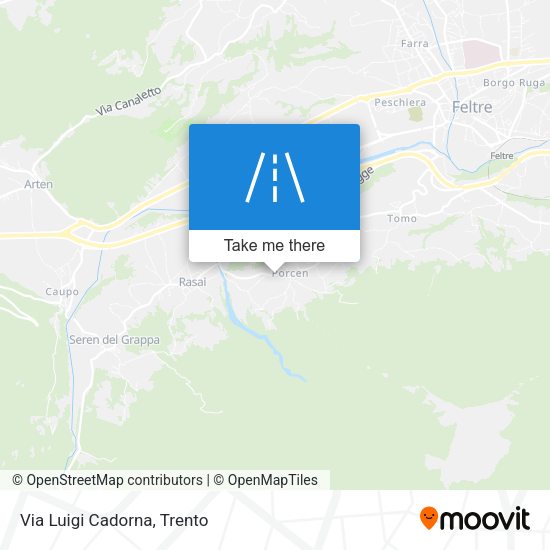 Via Luigi Cadorna map