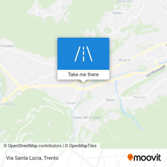 Via Santa Lucia map