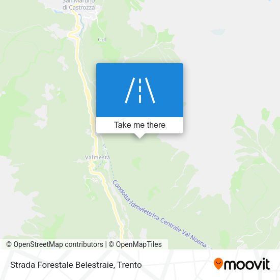 Strada Forestale Belestraie map