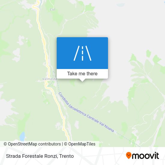 Strada Forestale Ronzi map