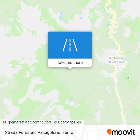 Strada Forestale Valcigolera map