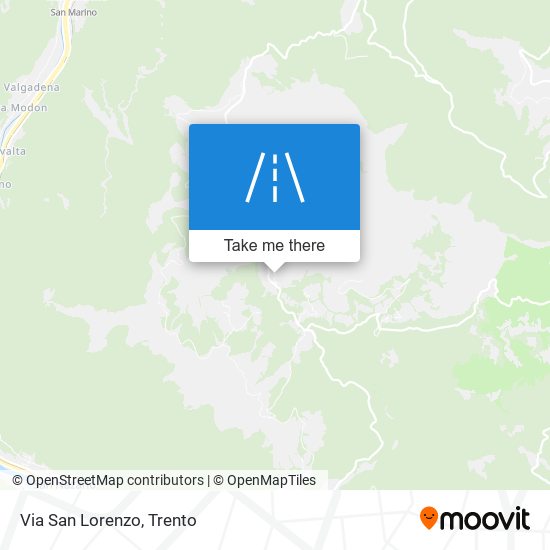 Via San Lorenzo map