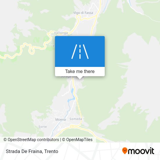 Strada De Fraina map