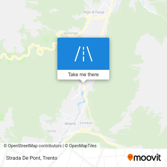Strada De Pont map