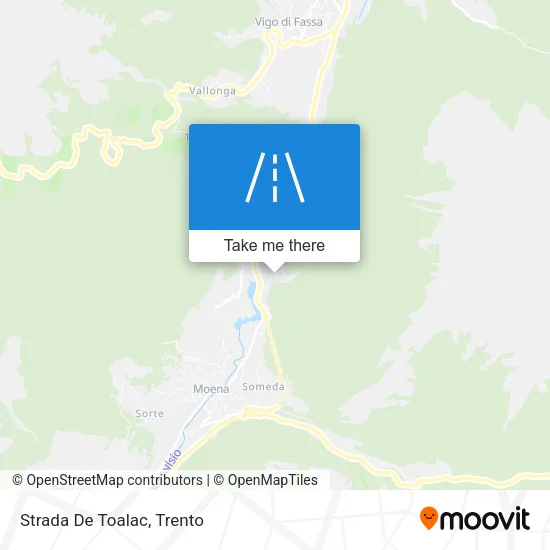 Strada De Toalac map