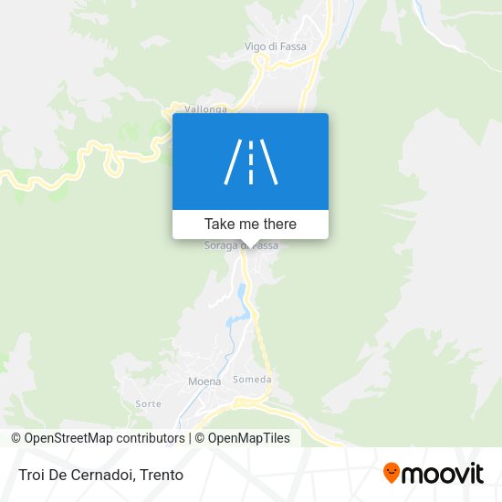 Troi De Cernadoi map
