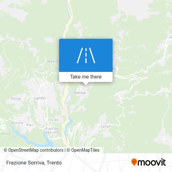 Frazione Sorriva map