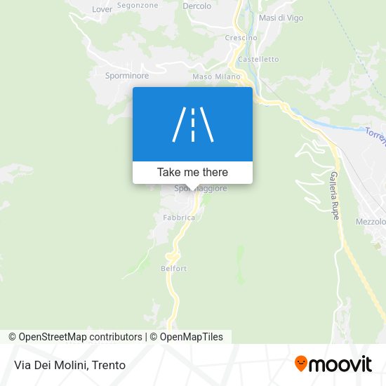 Via Dei Molini map