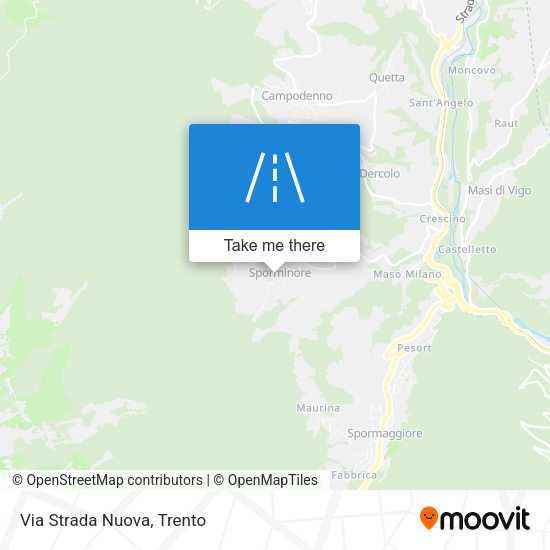 Via Strada Nuova map