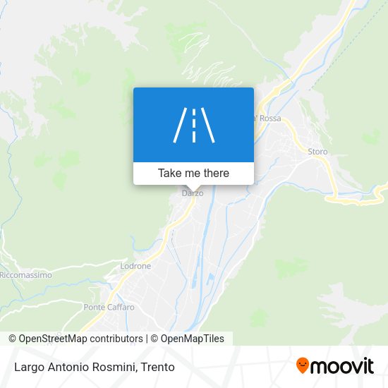 Largo Antonio Rosmini map