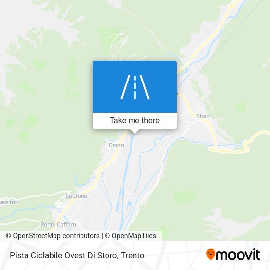Pista Ciclabile Ovest Di Storo map