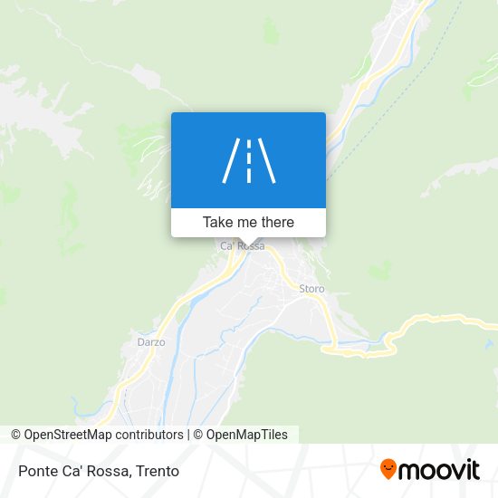 Ponte Ca' Rossa map