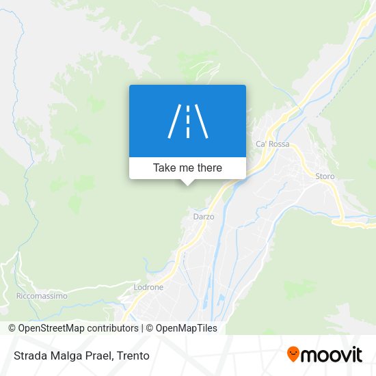 Strada Malga Prael map