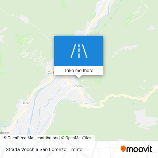 Strada Vecchia San Lorenzo map