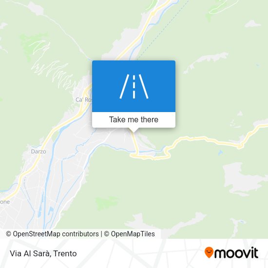 Via Al Sarà map