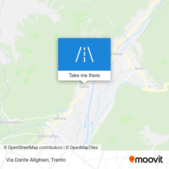 Via Dante Alighieri map