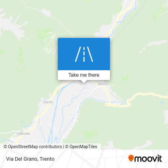 Via Del Grano map