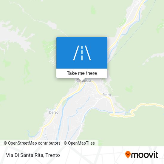 Via Di Santa Rita map