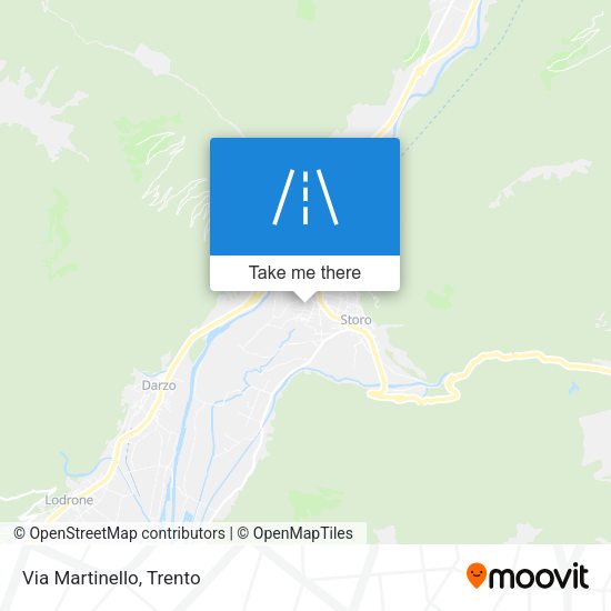 Via Martinello map