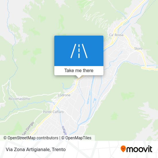 Via Zona Artigianale map